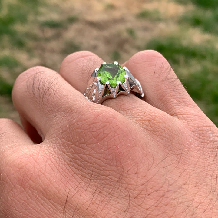 Zahra Al-Khadra Peridot Sterling Silver Ring