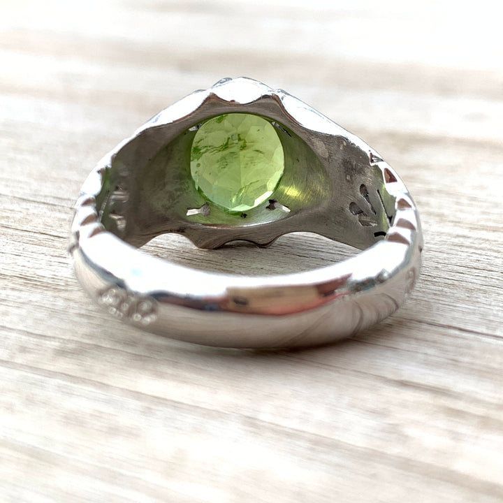 Zahra Al-Khadra Peridot Sterling Silver Ring