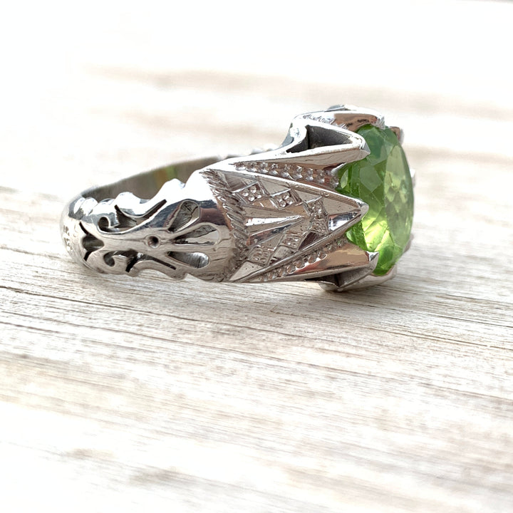 Zahra Al-Khadra Peridot Sterling Silver Ring