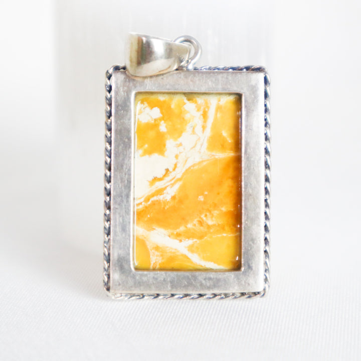 Anbar Al-Fajr (Amber) Sterling Silver Pendant