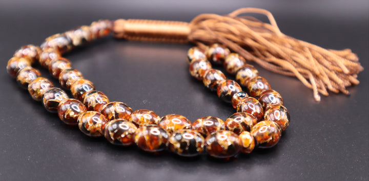 Jinan Kahraman Amber Tasbih | A Prayer Bead of Warmth and Devotion