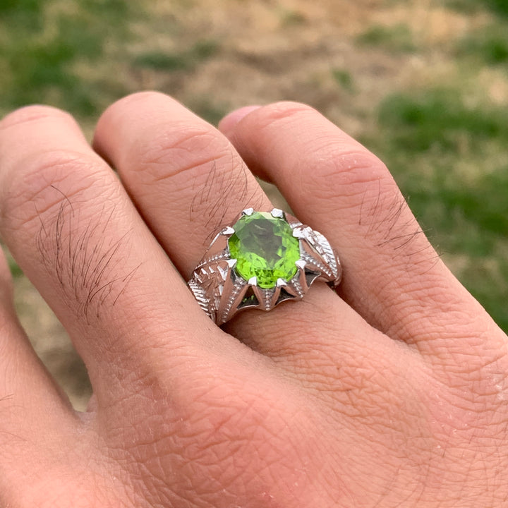 Zahra Al-Khadra Peridot Sterling Silver Ring