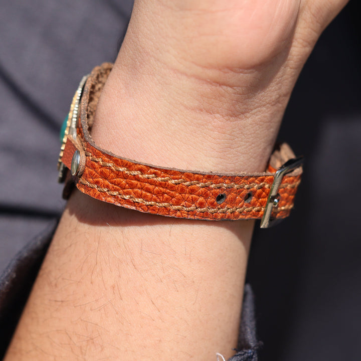 Majestic Leather Valor Bracelet