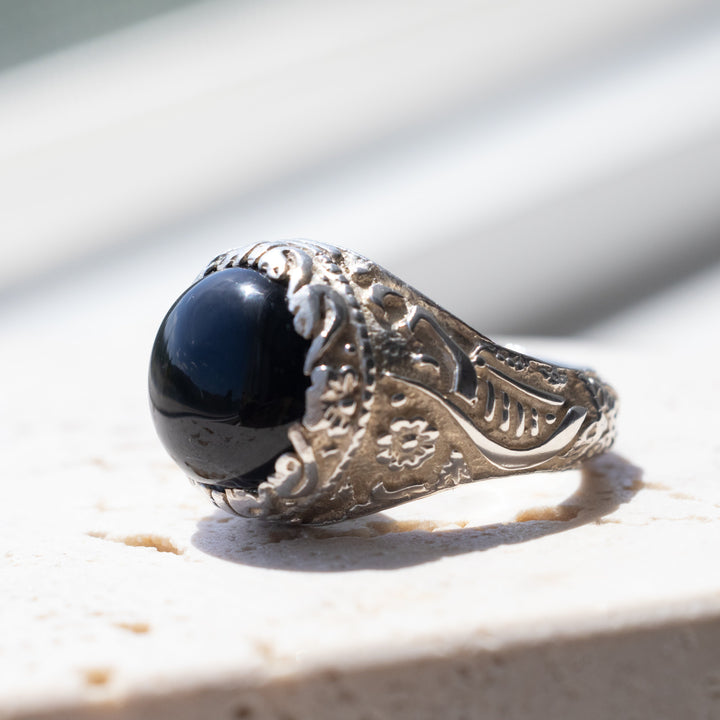 Midnight Majesty Sterling Silver Ring