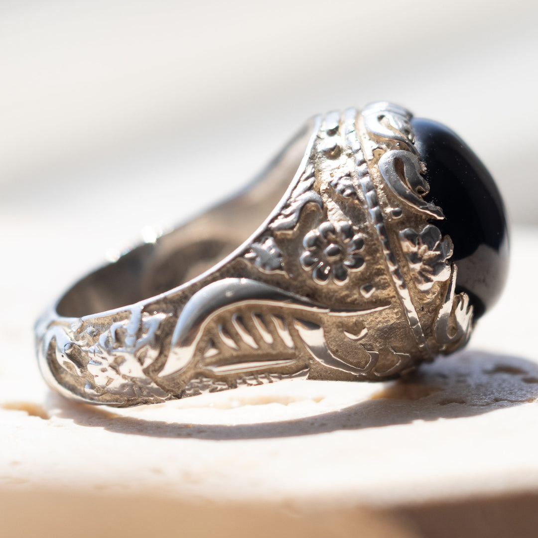 Midnight Majesty Sterling Silver Ring